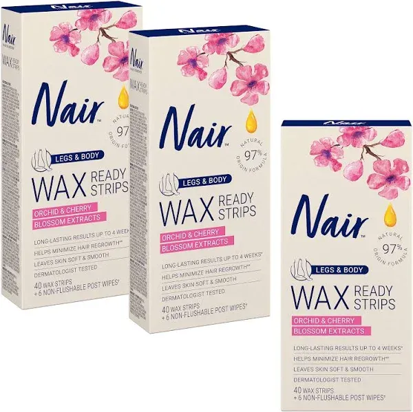 Nair Hair Remover Wax Ready-Strips Face/Bikini