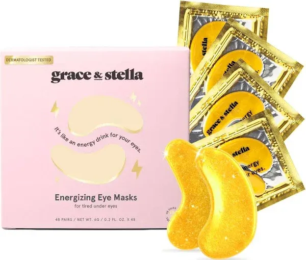 Grace & Stella Under Eye Masks - Blue, 24 Pairs