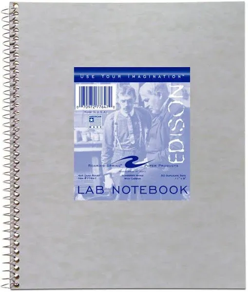 Roaring Spring 77647 Spiral Student Lab Notebook