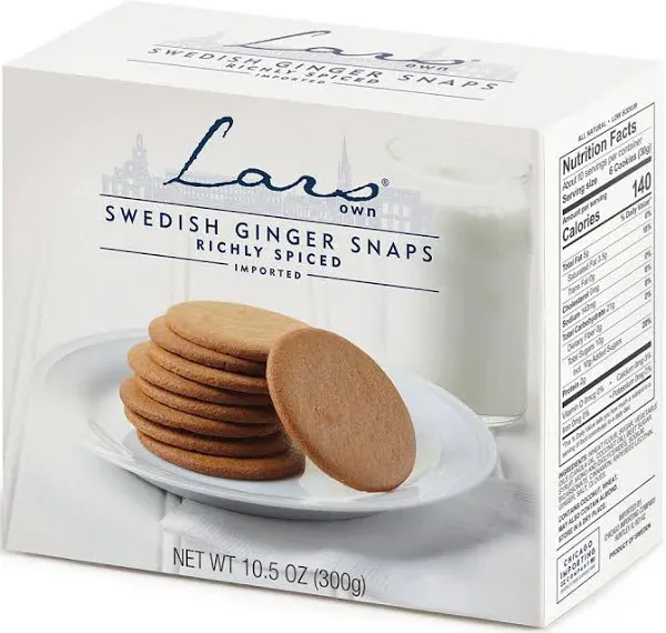 Lars Own Ginger Snaps, Swedish - 10.6 oz