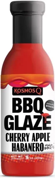 Kosmos Q 16 oz. Cherry Apple Habanero BBQ Glaze