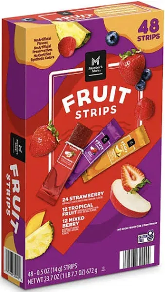 Member&#039;s Mark Fruit Strips (48 ct.)