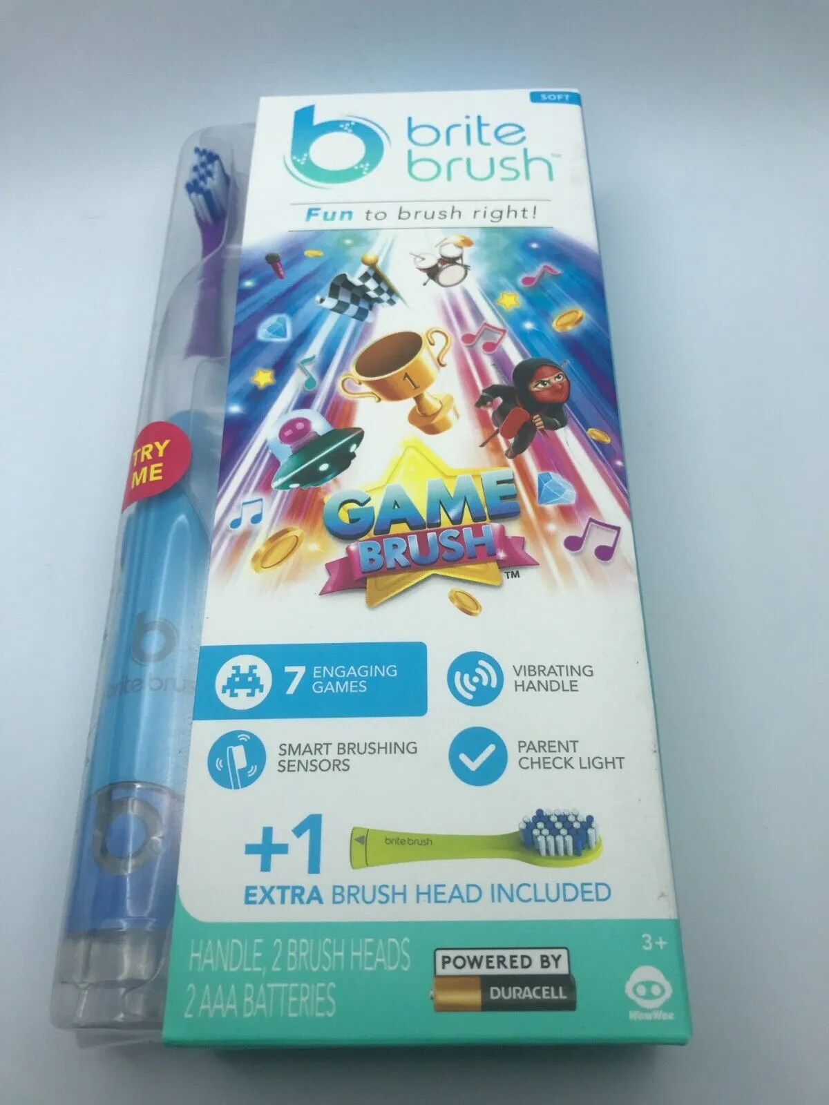 BriteBrush GameBrush Electric Interactive Smart Brushing Toothbrush for Kids - S