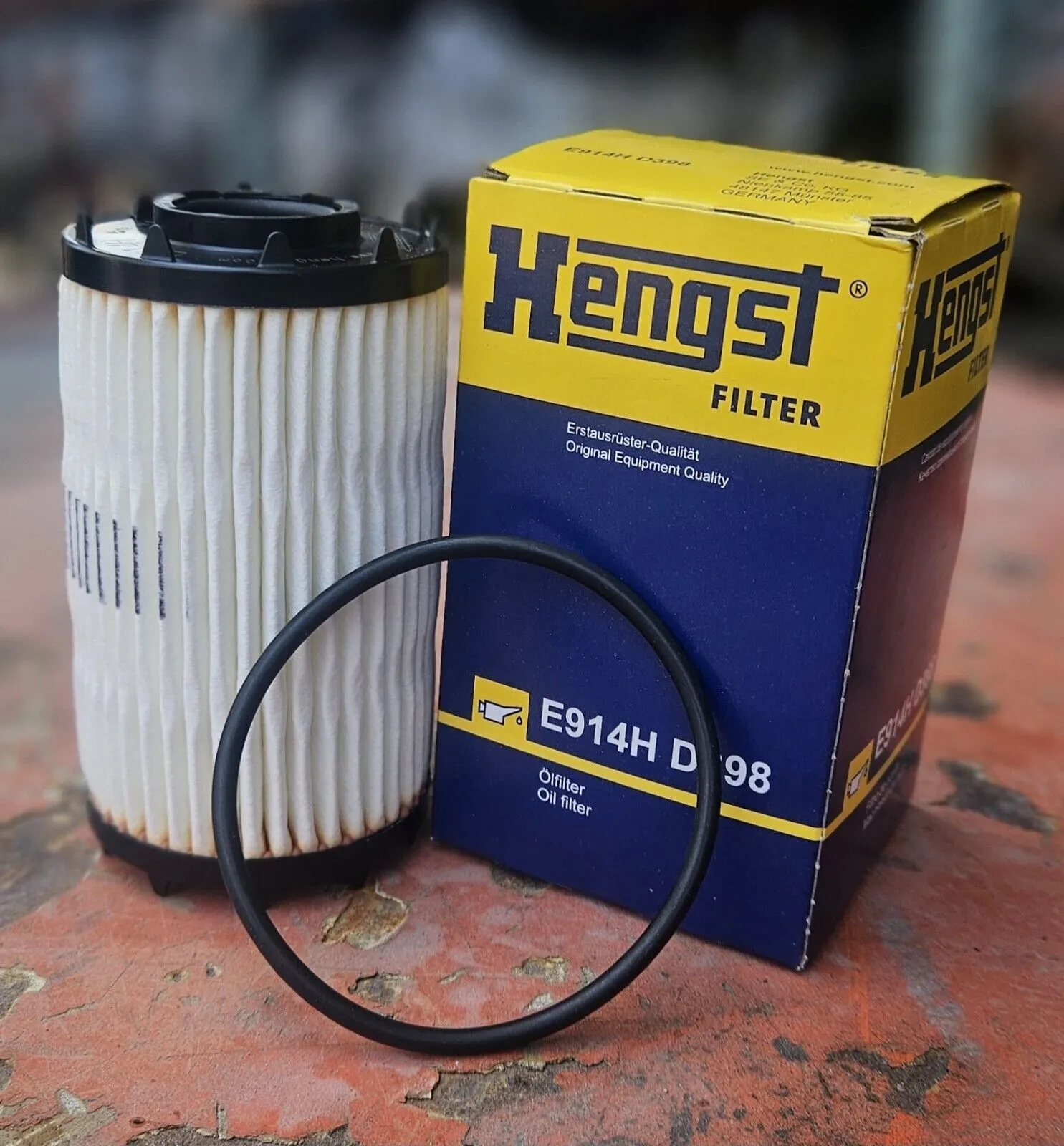 Engine Oil Filter HENGST E914H D398 For Audi 3.0L