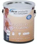 DICOR RP-FRCT-1 Tan Fiberglass RV Roof Coating - Long-Lasting and Durable