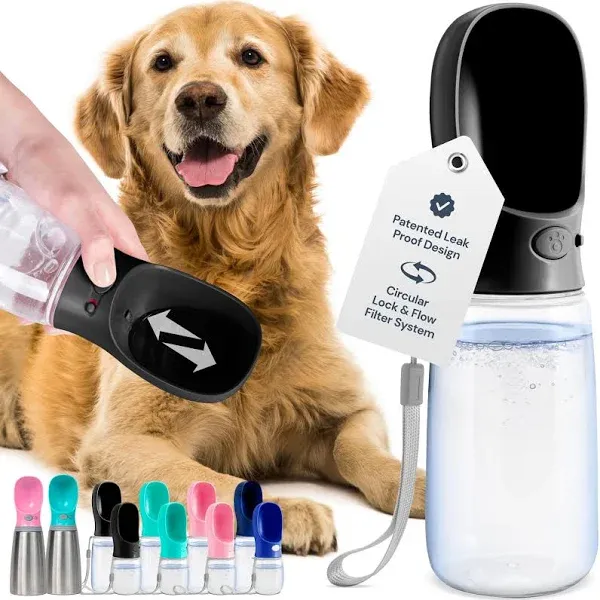 Malsipree Dog Water Bottle Leak Proof Portable Puppy Water Dispenser