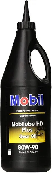 Mobil 1 102508: Mobilube HD Plus Gear Lube 80W90, 12 X 1QT. - JEGS