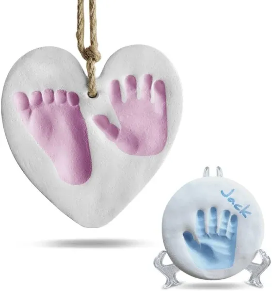 Baby Keepsake Ornament - Baby Hand and Footprint Kit - Newborn Keepsake Ornam...