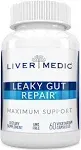 Liver Medic Leaky Gut Repair Maximum Support Gut Health L-Glutamine, Slippery...