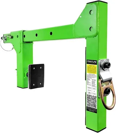 Frontline Fall Protection ROP16 Parapet Adjustable Non-Penetrating Anchor | Lightweight and Portable | Fast and Easy Set-up |High Strength ASTM Rated Steel | OSHA and ANSI Complaint