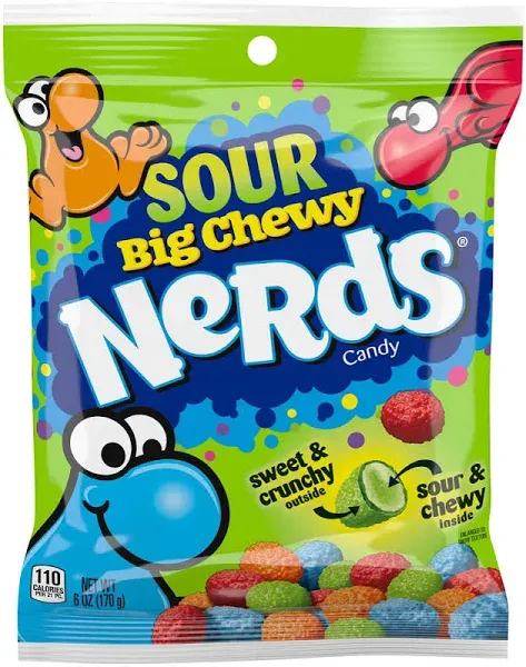 Sour Big Chewy Nerds Candy, 6 oz