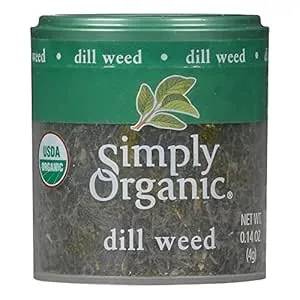 Simply Organic Dill Weed, Cut & Sifted, Certified Organic | 0.14 oz | Pack of 6 | Anethum graveolens L.