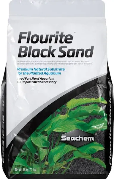 Seachem Laboratories Flourite Planted Aquarium Sand  Black, 1 Each/7.7 lb