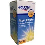 Equate Stay Awake Caffeine Alertness Aid 80 Tablets 200 mg