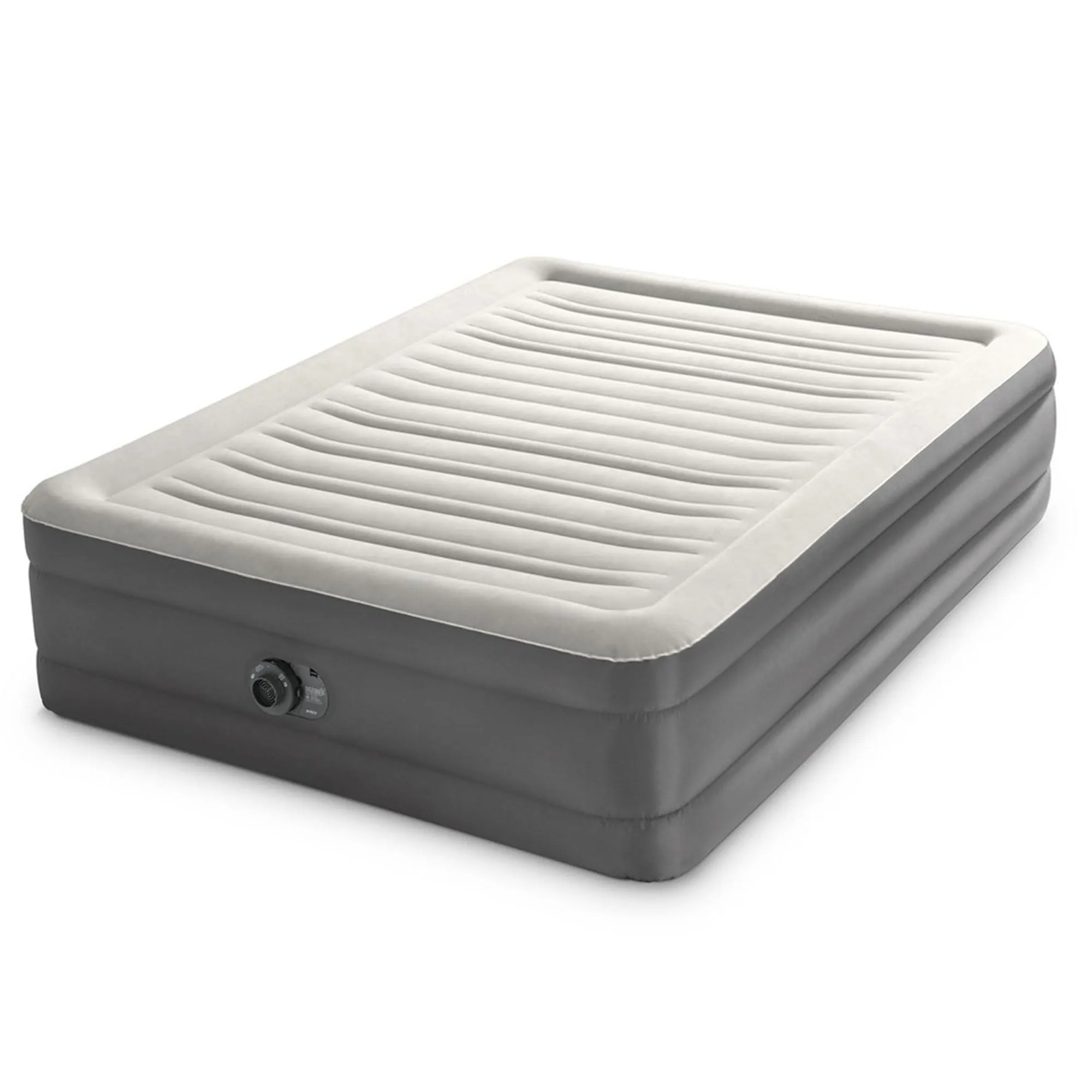 Intex 18&#034; QUEEN Air Mattress Double High Airbed Built-in Pump Holds up to 660lbs