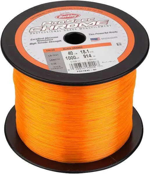 Berkley ProSpec Chrome Monofilament Fishing Line