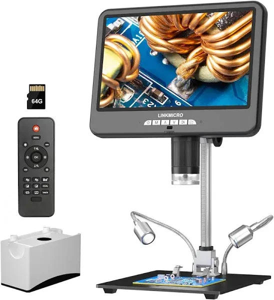 LINKMICRO LM210S 10.1'' 4K Soldering Digital Microscope