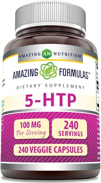 Amazing Formulas 5 HTP 100 mg 120 Veggie Capsules