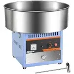 Rengue Cotton Candy Machine Commercial, 1000W Electric Cotton Candy Machine, Cotton Candy Maker with Stainless Steel Bowl, Sugar Scoop, Storage