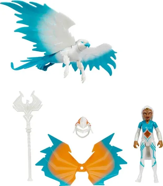 Masters of the Universe He-Man and The Sorceress Figure &amp; Winged Falcon Vehicle 