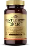 Solgar Gentle Iron 25 mg - 180 Vegetable Capsules