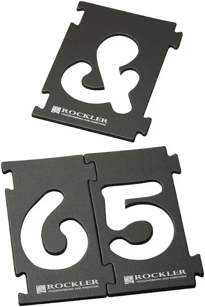 Rockler Interlock Signmaker's Letter Kit