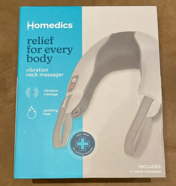 Homedics Pro Therapy Vibration Neck Massager with Soothing Heat