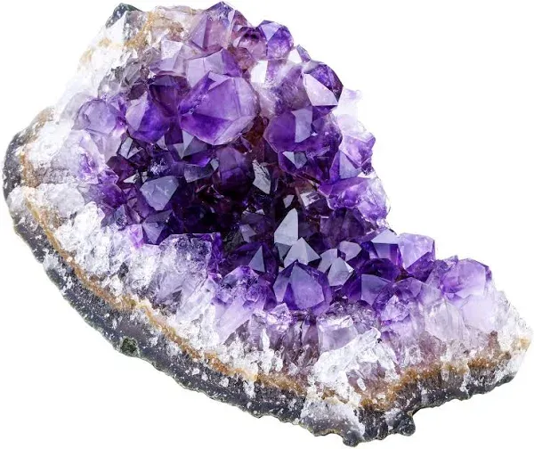 Jovivi Amethyst Clusters, Natural Raw Amethyst Geode Healng Crystals Stone Rock ...