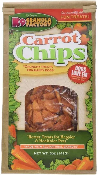 K9 Granola Factory Carrot Chips Dog Treats