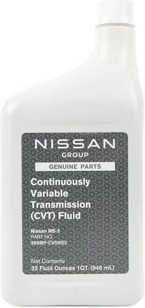 Pack of 12 Nissan Genuine CVT Transmission Fluid NS-2 999MP-CV0NS2 - (12 Quarts)