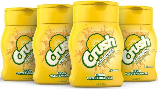 Crush, Variety Pack, Liquid Water Enhancer – New, Better Taste! (4 Bottles, M...