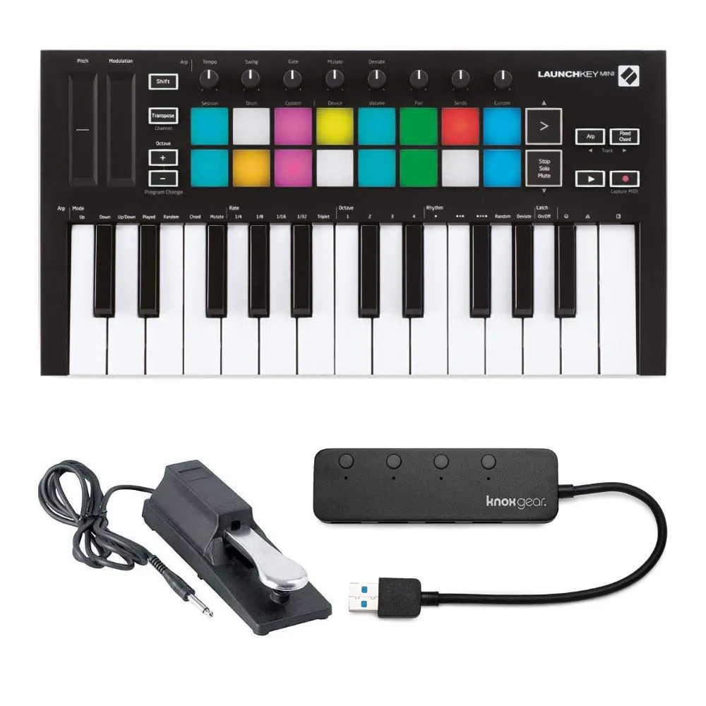 Novation Launchkey Mini MK3 25-Key MIDI Keyboard Controller