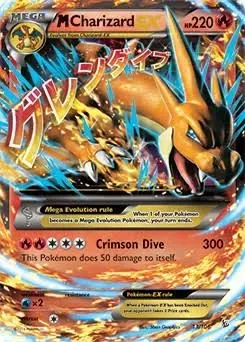 Pokémon TCG Mega-Charizard<wbr/>-EX XY Evolutions 13/108 Holo Holo Rare EX