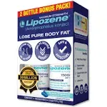 Lipozene Maximum Strength Weight Loss Supplement, 60 Capsules