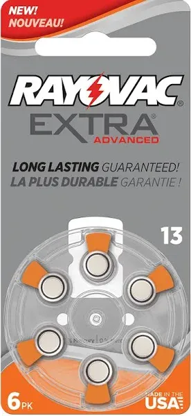 Rayovac Extra Advanced Hearing Aid Batteries