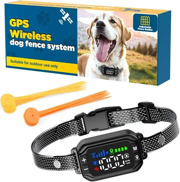 GPS Dog Collar,Wireles<wbr/>s Dog Fence,Electric Fence for Dogs,GPS Wireless Dog Fe...