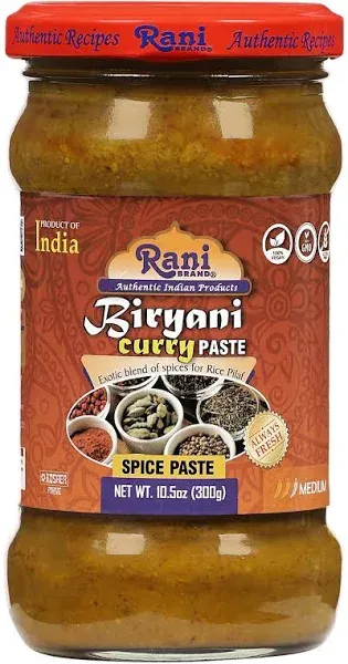 Rani Biryani Masala Curry Paste 10.5oz Glass Jar