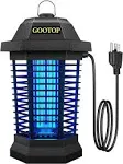 Bug Zapper Outdoor, Mosquito Zapper Outdoor, Bug Zapper, Electric Fly Zapper, Mosquito Killer, Fly Traps, 3 Prong Plug, Flying Insects Zapper Outdoor 90-130V, ABS Plastic Outer (Black)