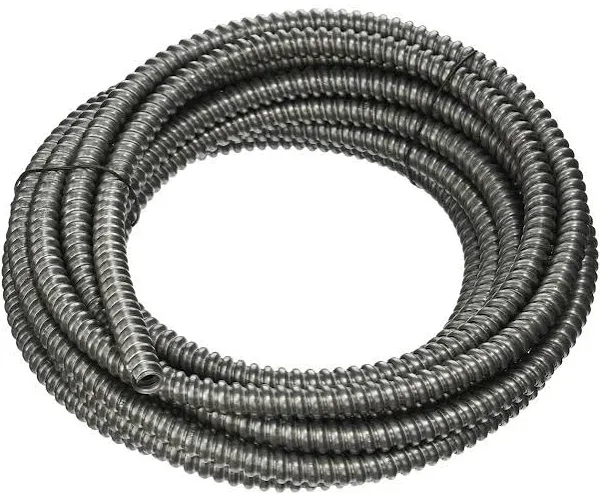 Woods 55082021 3/8 in. x 25 ft. Flex Alum Conduit, Silver