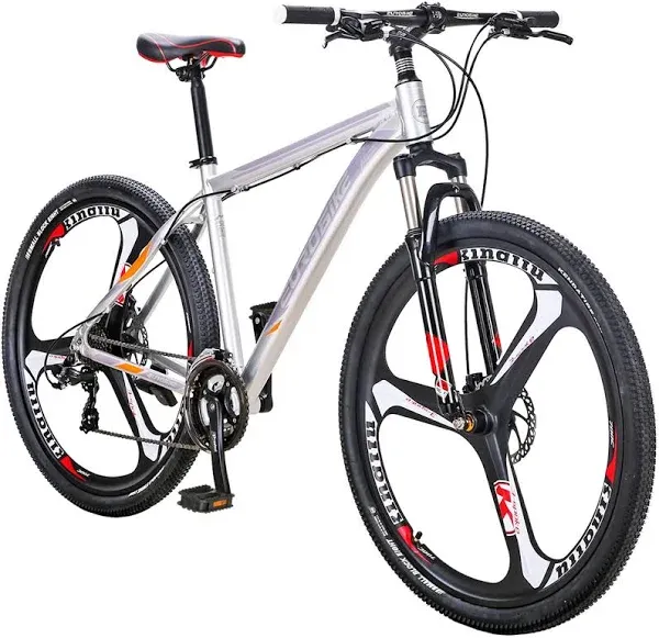 EUROBIKE X9 Youth/Adult Mountain Bike, 21 Speeds Mens or Women Mountain Bicycle, 29 Inch Wheels Aluminum Frame Commute MTB Bike