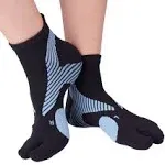 ZenToes Split Toe Padded Bunion Protection Socks for Men and Women Pain Relief