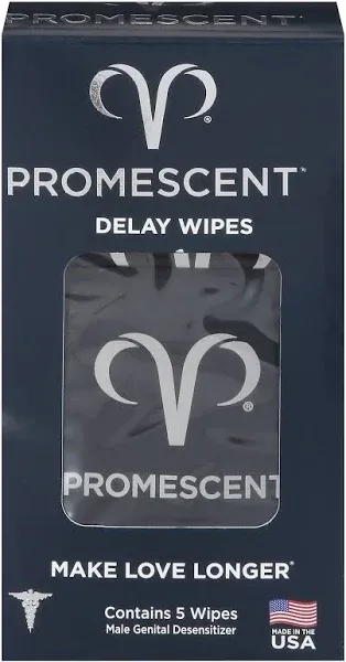 Promescent Delay Wipes 5ct