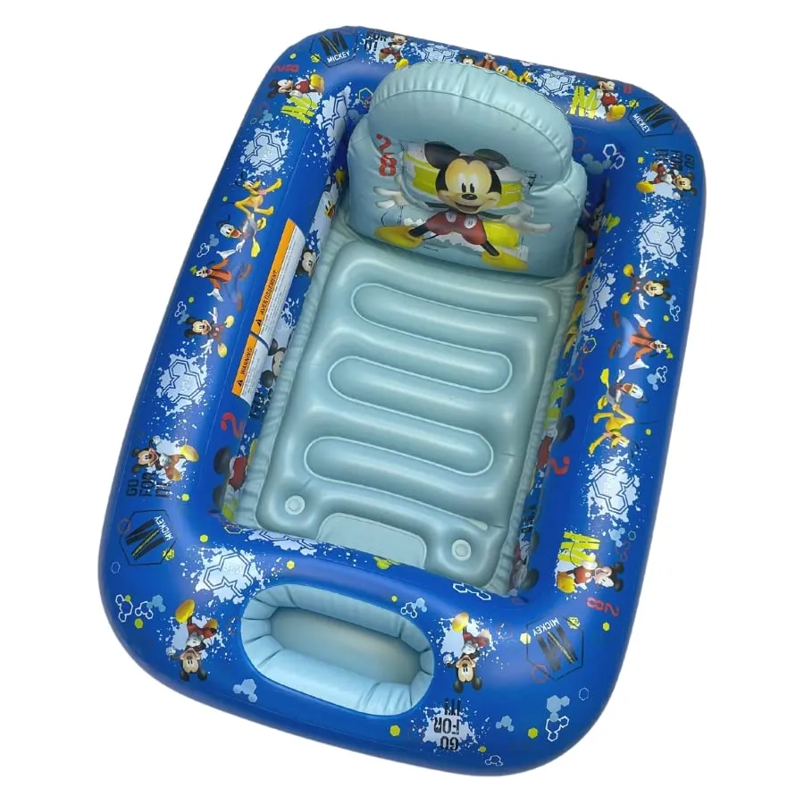 Ginsey Disney Mickey Mouse Go for It Inflatable Tub - Baby Bathtub