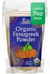 Jiva Organic Fenugreek Powder 1.5 LB Bulk Bag - Non-GMO (Methi Powder, Fenogreco En Polvo) - Resealable Kraft Bag