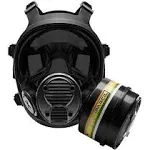 NB-100 Tactical Gas Mask - Full Face Respirator with 40mm N-B-1 Defense Filter