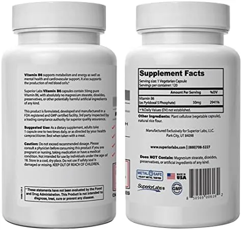 Superior Labs – Best D-Mannose NonGMO Dietary Supplement – 500mg, 120 Vegetab...