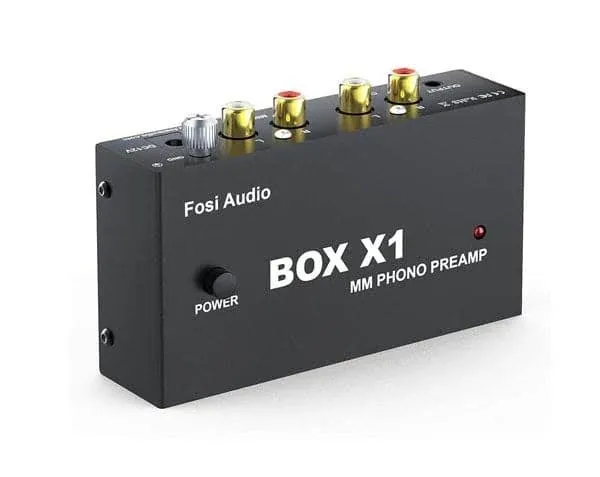 Fosi Audio Box X1 Phono Preamp For mm Turntable Mini Stereo Audio