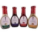 Skinnygirl Low Carb, Fat Free, Sugar Free, Salad Dressing Bundle: Variety Pack (4) 8oz Bottles, One Balsamic Vinaigrette, One Poppyseed, One Honey