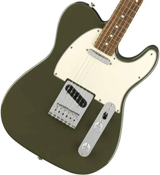 Fender Player Telecaster Olive w/3-Ply Mint Pickguard (CME Exclusive)