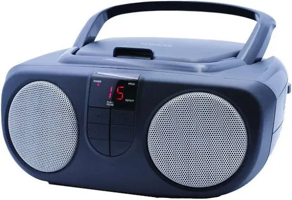 Portable Stereos CD Boombox AM/FM Radio W/ Stereo Speaker LED Compact Party NEW